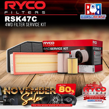 Ryco RSK47C 4WD Filter Service Kit