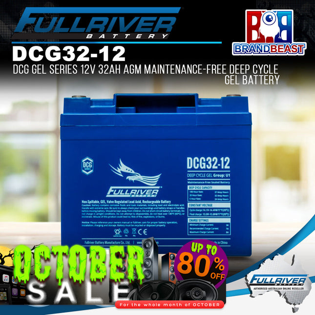 Fullriver DCG32-12 DCG Gel Series 12V 32Ah AGM Deep Cycle Battery