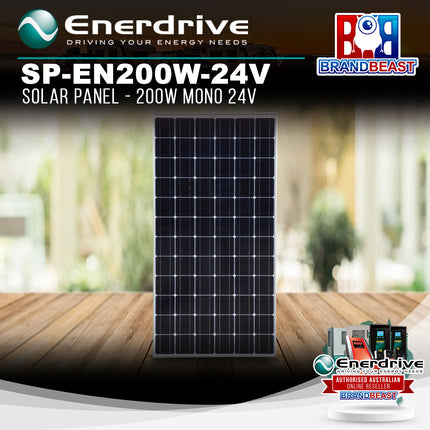 Enerdrive SP-EN200W-24V Solar Panel - 200w Mono 24v