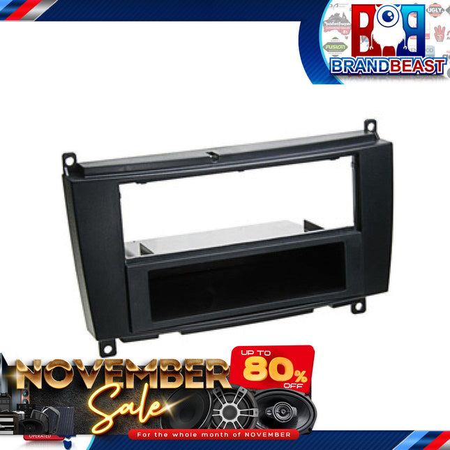 Aerpro FP9130 Single/ Double DIN Black Facia Kit Suit Mercedes CLK 2005 - 2008