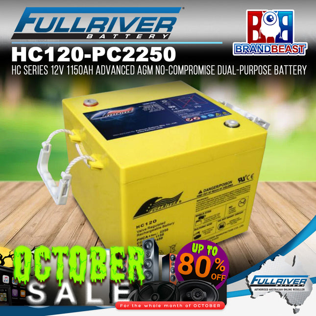 Fullriver HC120 -(PC2250) HC Series 12V 1150Ah Advanced AGM Dual-Purpose Battery