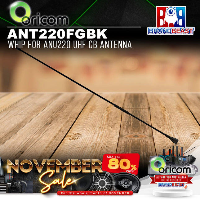 Oricom ANT220FGBK Whip For ANU220 UHF CB Antenna