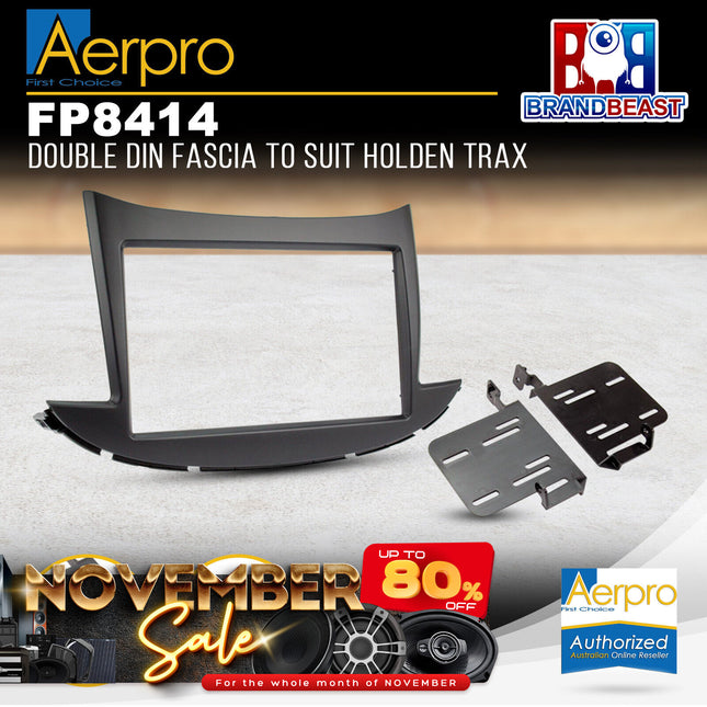 Aerpro FP8414 Double DIN Facia to Suit Holden Trax 2017-On TJ