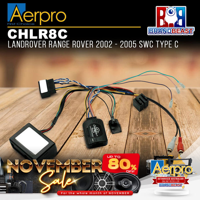 Aerpro CHLR8C Steering Wheel Control Interface to Suit Landrover Range Rover