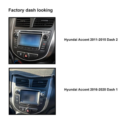 Car Audio Connect F9HY2K2 CAC 9" Fascia Kit - Hyundai Accent 2011-2020