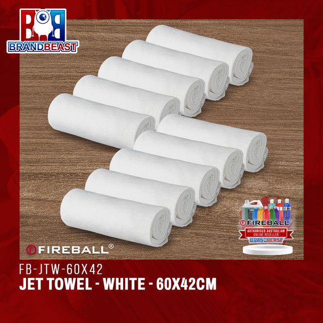Fireball FB-JTW-60X42 JET TOWEL - WHITE - 60x42cm