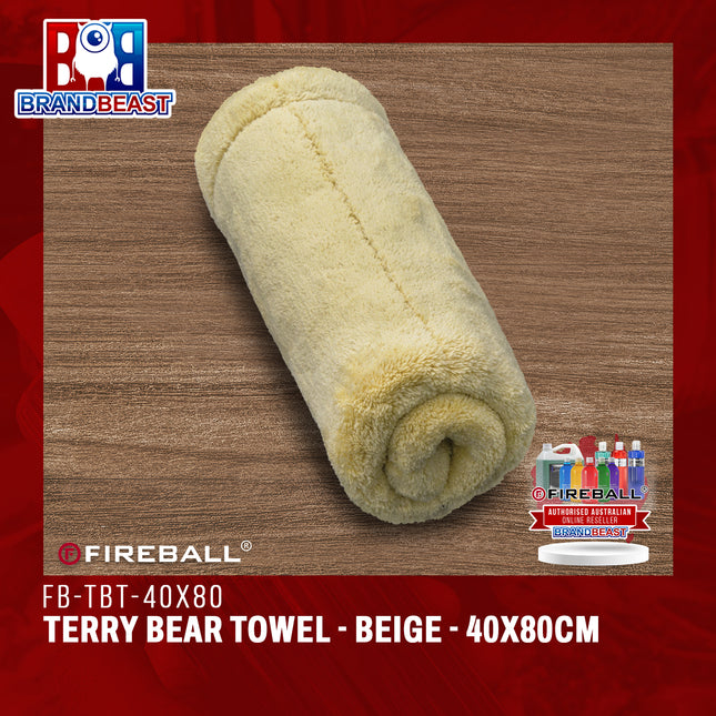 Fireball FB-TBT-40X80 TERRY BEAR TOWEL - BEIGE - 40x80cm