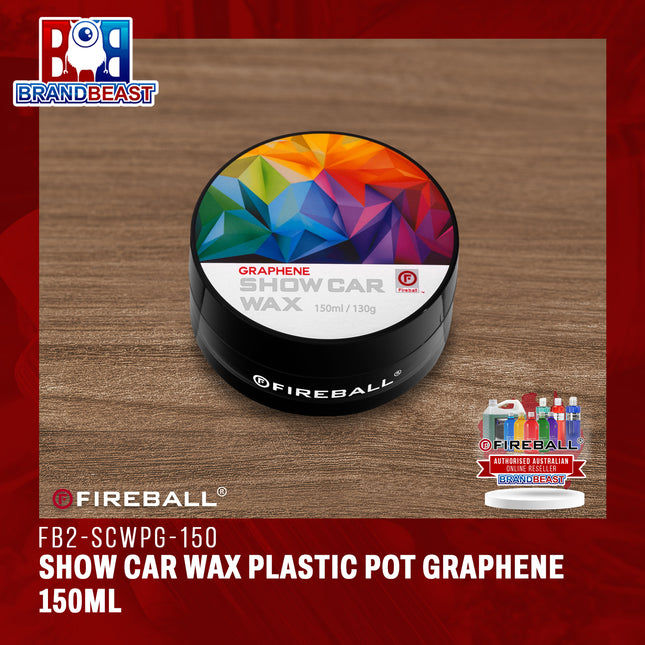 Fireball FB2-SCWPG-150 SHOW CAR WAX PLASTIC POT GRAPHENE 150ml