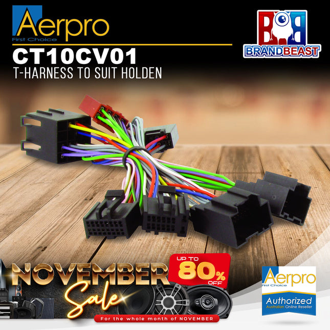 Aerpro CT10CV01 T-Harness to Suit Holden