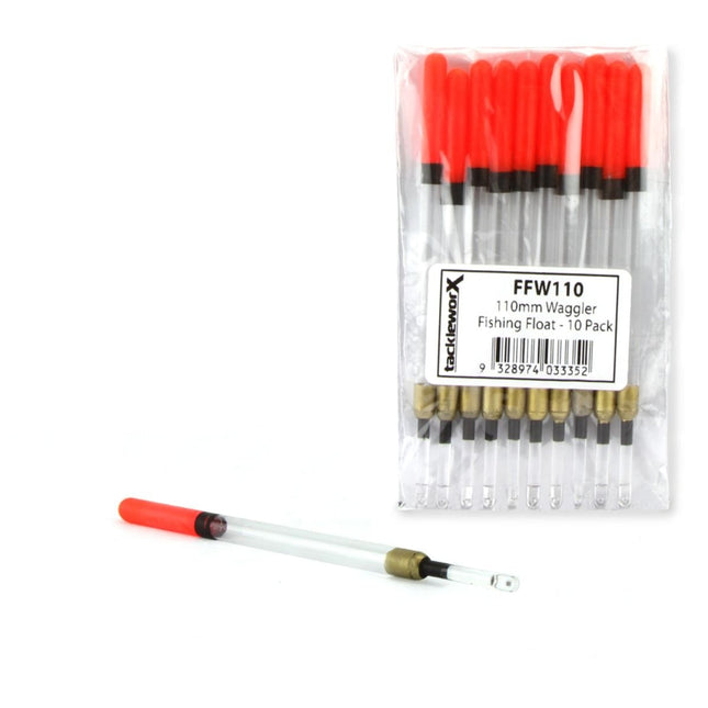 TACKLEWORX FFW110 - 110mm Waggler Fishing Float 10 Pack
