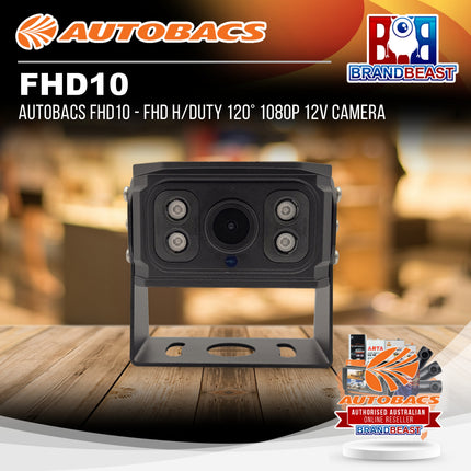 AUTOBACS FHD10 - FHD H/Duty 120° 1080p 12V Camera