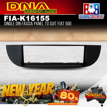 DNA FIA-K16155 Single DIN Fascia Panel to Suit Fiat 500