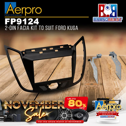 Aerpro FP9124 Double DIN Facia Kit to Suit Ford Kuga TF