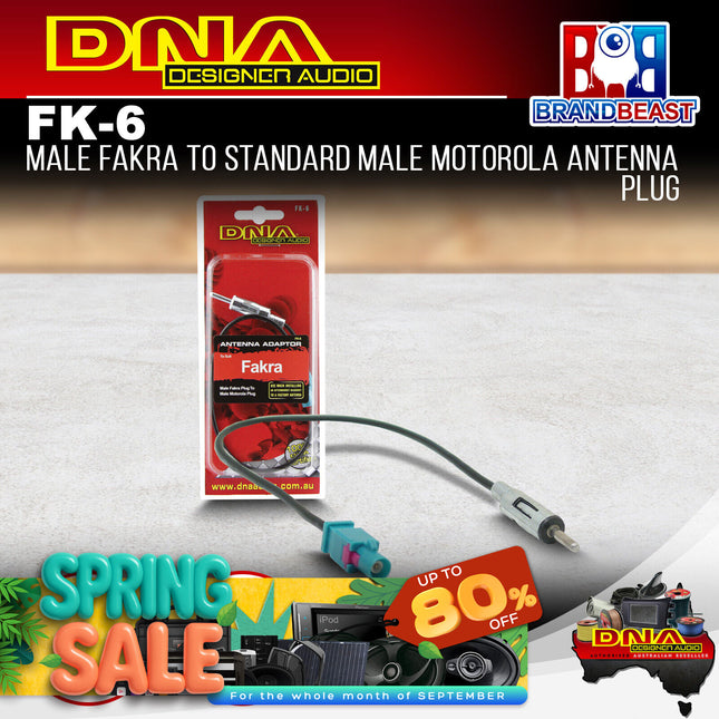 DNA FK-6 Male Fakra To Standard Male Motorola Antenna Plug