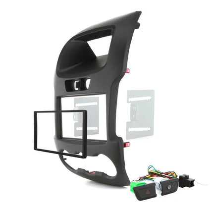 DNA Audio FM-K5008B Fascia Panel To Suit Ford Ranger - Black - Professional Head Unit Upgrade