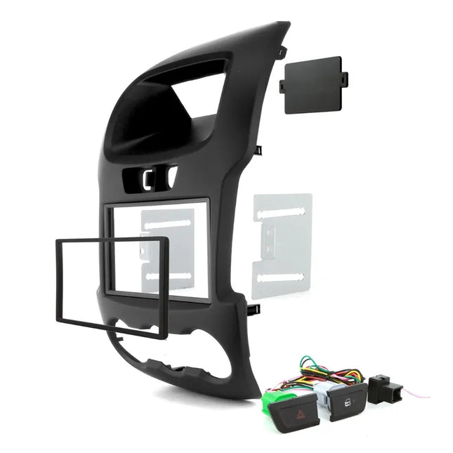 DNA Audio FM-K5008BC Fascia Panel To Suit Ford Ranger PK - Black - Professional Head Unit Upgrade
