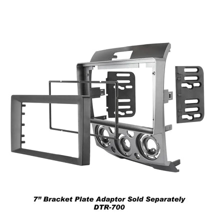 DNA Audio FM-K548C-9 9 Inch Fascia Panel To Suit Ford Ranger - Silver - Professional Head Unit Upgrade