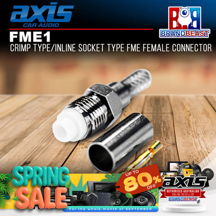 Axis FME1 FME Female Crimp Connector