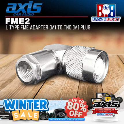 Axis FME2 FME Adapter (M) To Tnc (M) Plug