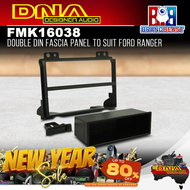 DNA FM-K16038 Single/Double DIN Fascia Panel To Suit Ford Fiesta