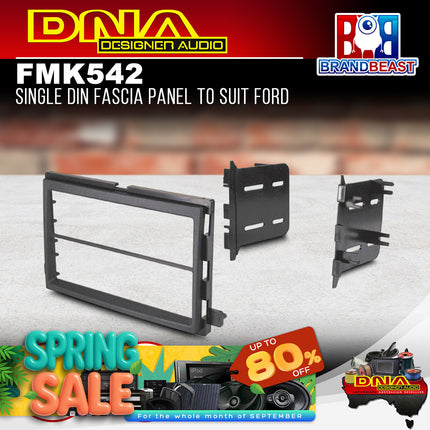 DNA FM-K542 Single DIN Fascia Panel To Suit Ford