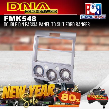 DNA FM-K548 Double DIN Fascia Panel To Suit Ford Ranger