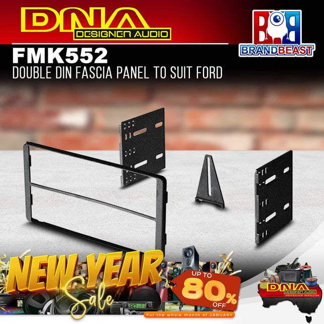 DNA FM-K552 Double DIN Fascia Panel To Suit Ford