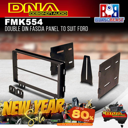 DNA FM-K554 Double DIN Fascia Panel To Suit Ford