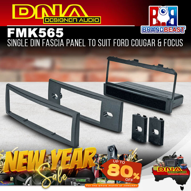 DNA FM-K565 Single DIN Fascia Panel To Suit Ford Cougar &amp; Focus