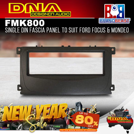 DNA FM-K800 Single DIN Fascia Panel To Suit Ford Focus &amp; Mondeo