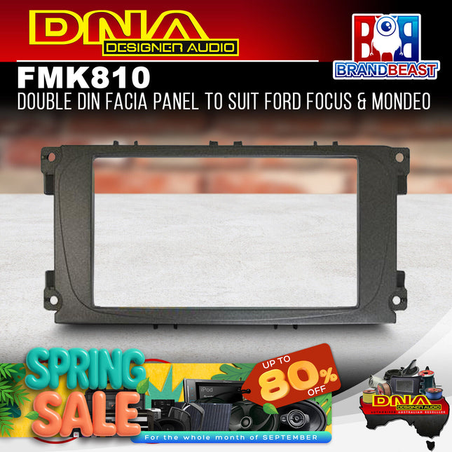 DNA FM-K810 Double DIN Fascia Panel To Suit Ford Focus & Mondeo