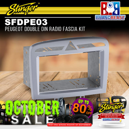 Stinger SFDPE03 Peugeot Double DIN Radio Fascia Kit