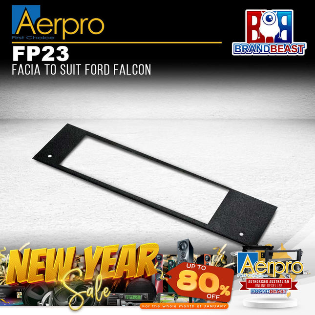 Aerpro FP23 Single DIN Black Facia Kit Suit Ford Falcon 1972 - 1988