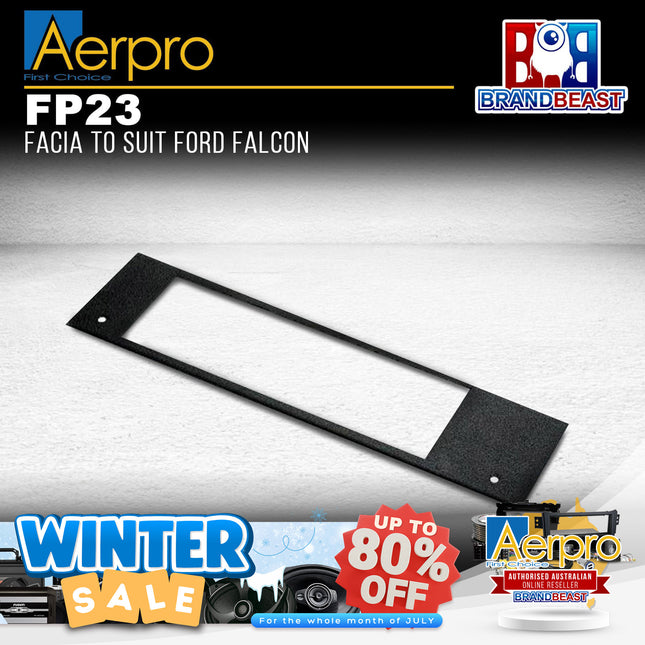 Aerpro FP23 Single DIN Black Facia Kit Suit Ford Falcon 1972 - 1988
