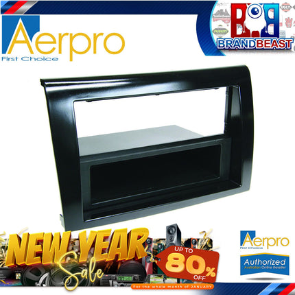 Aerpro FP8010 Single/Double DIN Piano Black Facia Kit Suit Fiat Ritmo 2007 - ON