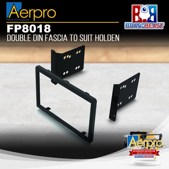 Aerpro FP8018 Double DIN Dark Grey Facia Kit Suit Holden Various Models