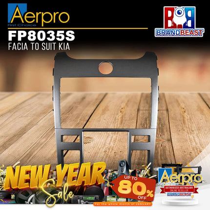 Aerpro FP8035S Facia To Suit Kia