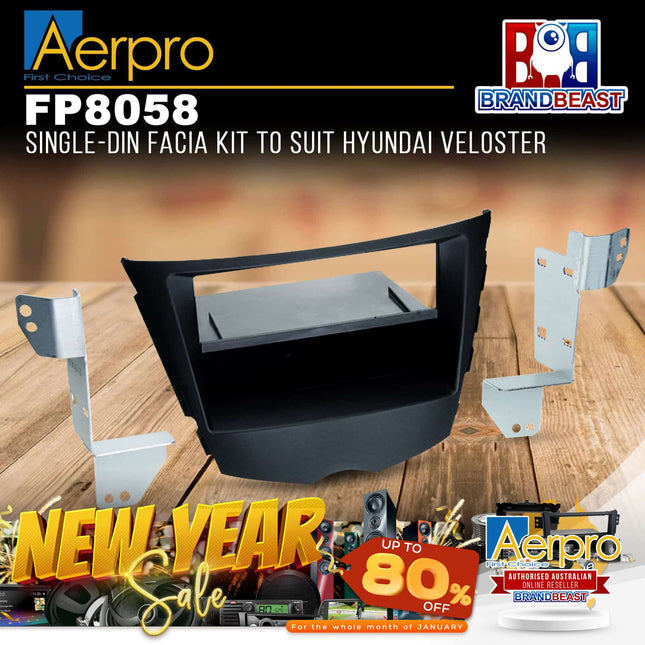 Aerpro FP8058 Single-DIN Facia Kit to Suit Hyundai Veloster