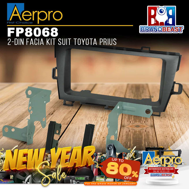 Aerpro FP8068 2-DIN Facia Kit Suit Toyota Prius