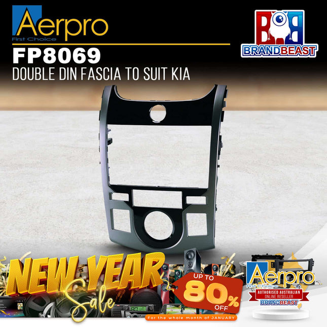 Aerpro FP8069 2-DIN Facia Kit to Suit Kia Cerato