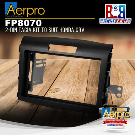 Aerpro FP8070 2-DIN Facia Kit Suit Honda CRV 2012-2017 RM Charcoal