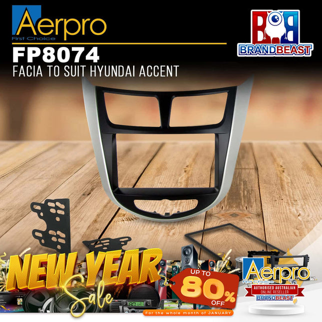 Aerpro FP8074 Facia to Suit Hyundai Accent