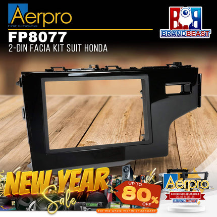 Aerpro FP8077 2-DIN Facia Kit Suit Honda Jazz/Fit GF 2014-On