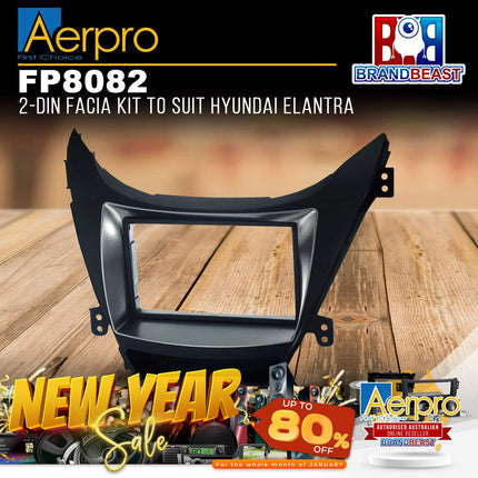 Aerpro FP8082 2-DIN Facia Kit to Suit Hyundai Elantra