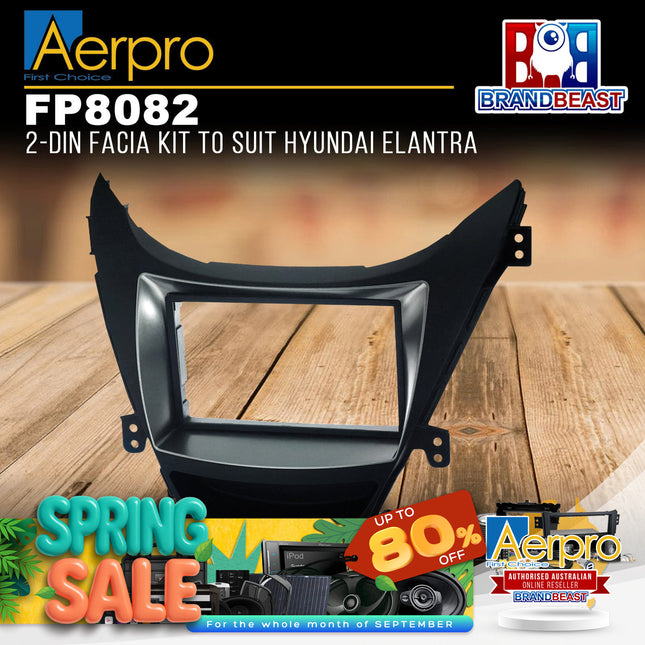 Aerpro FP8082 2-DIN Facia Kit to Suit Hyundai Elantra