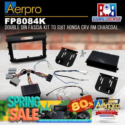 Aerpro FP8084K Single/Double DIN Facia Kit To Suit Honda CRV
