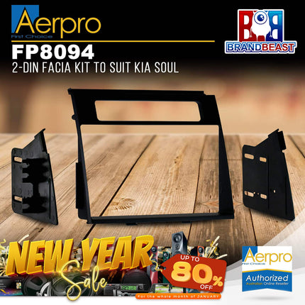 Aerpro FP8094 2-DIN Facia Kit to Suit Kia Soul