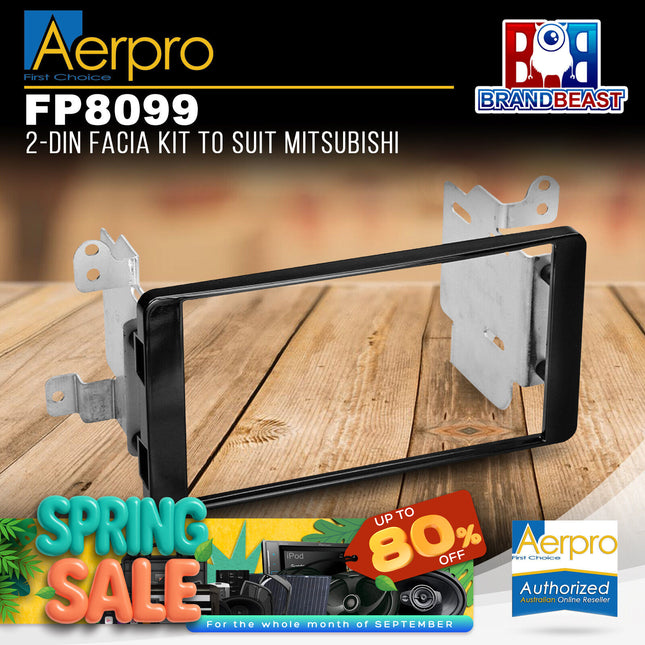 Aerpro FP8099 2-DIN Facia Kit to Suit Mitsubishi
