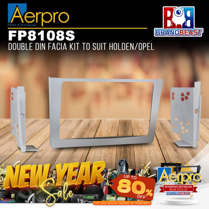 Aerpro FP8108S Double DIN Facia Kit to Suit Holden/Opel