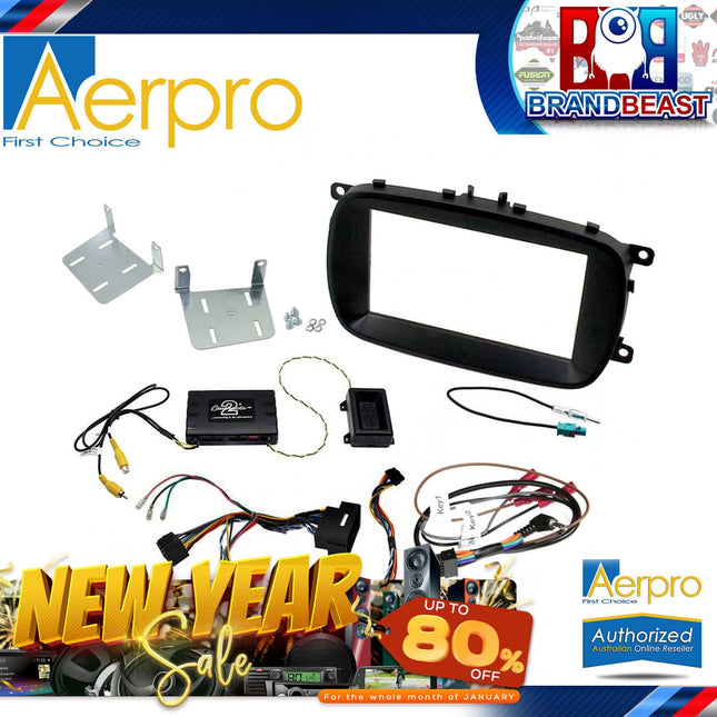 Aerpro FP8125K Double DIN Stereo Install Kit to Suit Fiat 500X